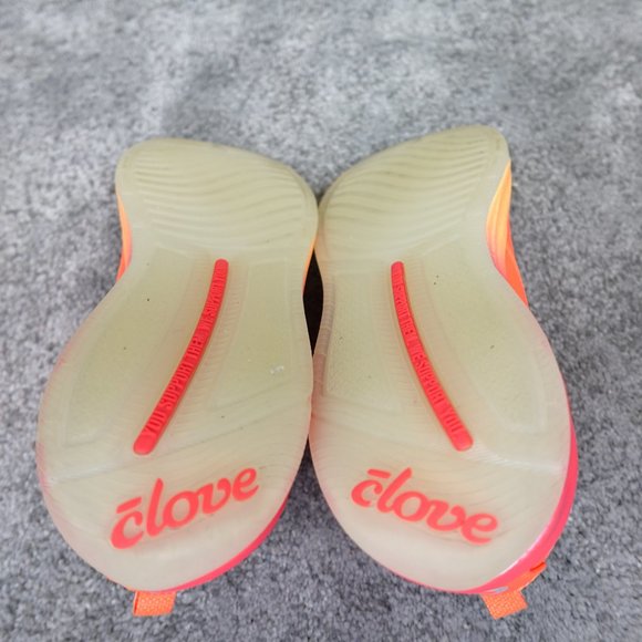 Clove Classic Shoes Womens Sneakers Work Neon Orange Nursing Running Walking - Picture 12 of 13